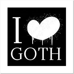 I love goth Posters and Art